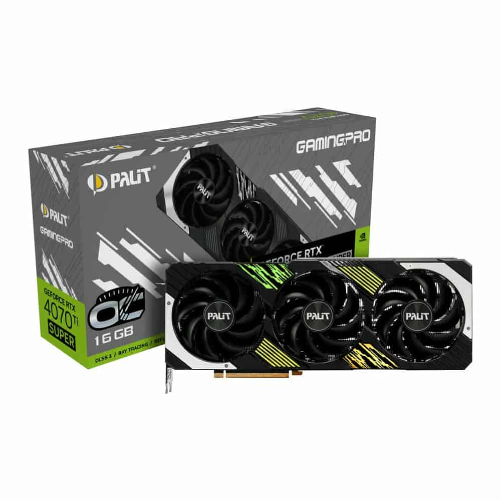 Palit NVIDIA GeForce RTX 4070 Ti SUPER 16GB GAMING PRO OC Ada Lovelace Graphics Card